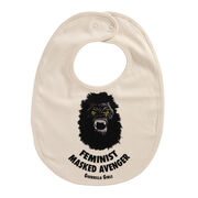 Guerrilla Girls baby bib